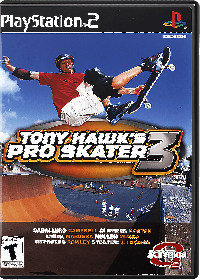 Tony Hawk 3 Playstation 2 US box art